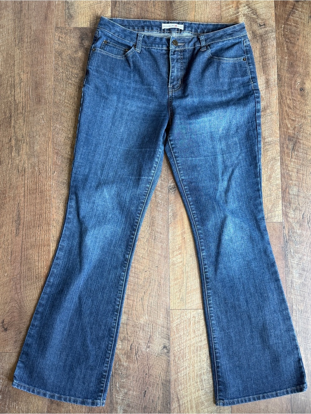 Fashion Bug Women’s Bootcut Jeans Dark Wash Demin 12